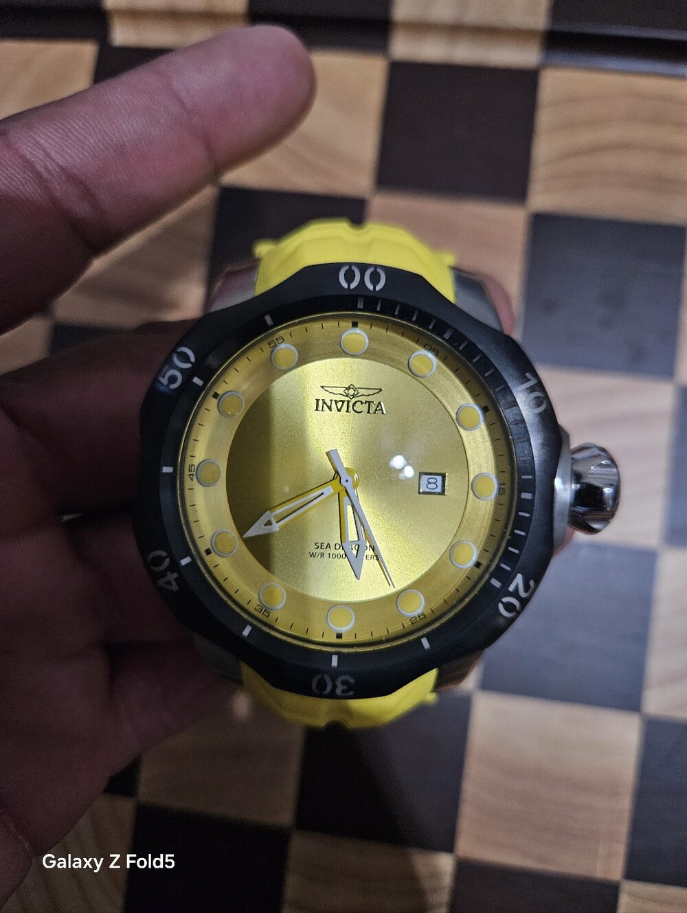 Invicta Men’s Yellow Sea Dragon Dive Watch 52mm